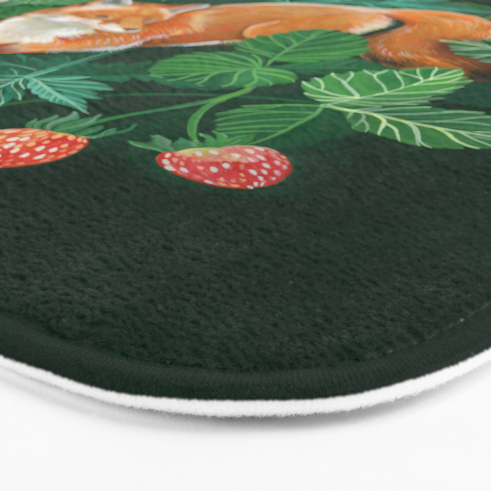 Strawberry Fox Bath Mat Gallery Image 3