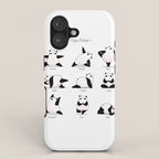 Yoga Panda II iPhone Case Gallery Image 1