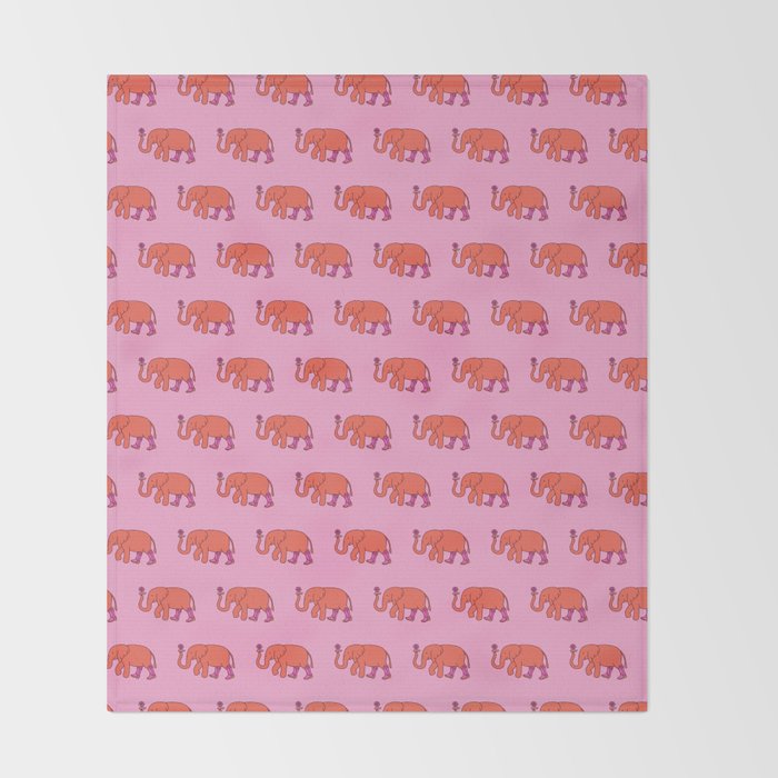 Elephant Throw Blanket Gallery Image 2