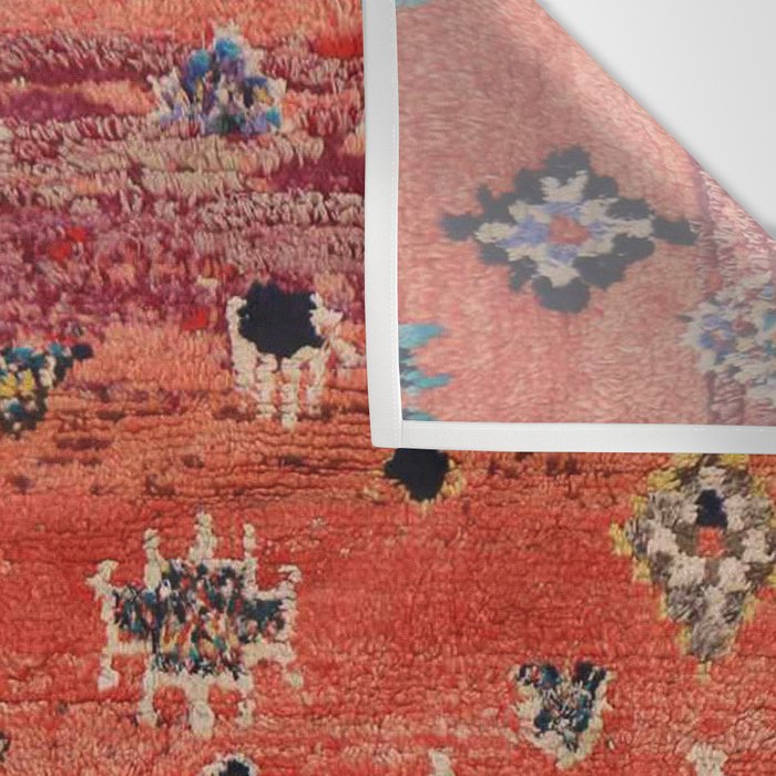 Traditional Oriental Moroccan Rug Design Wall Tapestry Gallery Image 3