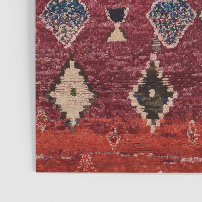 Traditional Oriental Moroccan Rug Design Poster Gallery Image 3