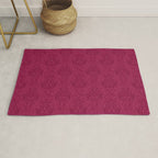 Pineapple Deco // Raspberry Swirl Rug Gallery Image 1