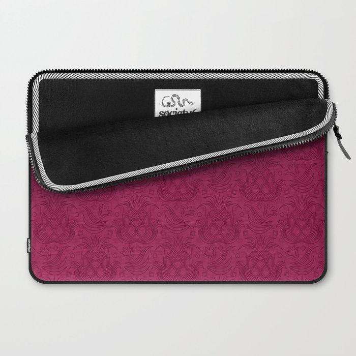 Pineapple Deco // Raspberry Swirl Laptop Sleeve Gallery Image 2