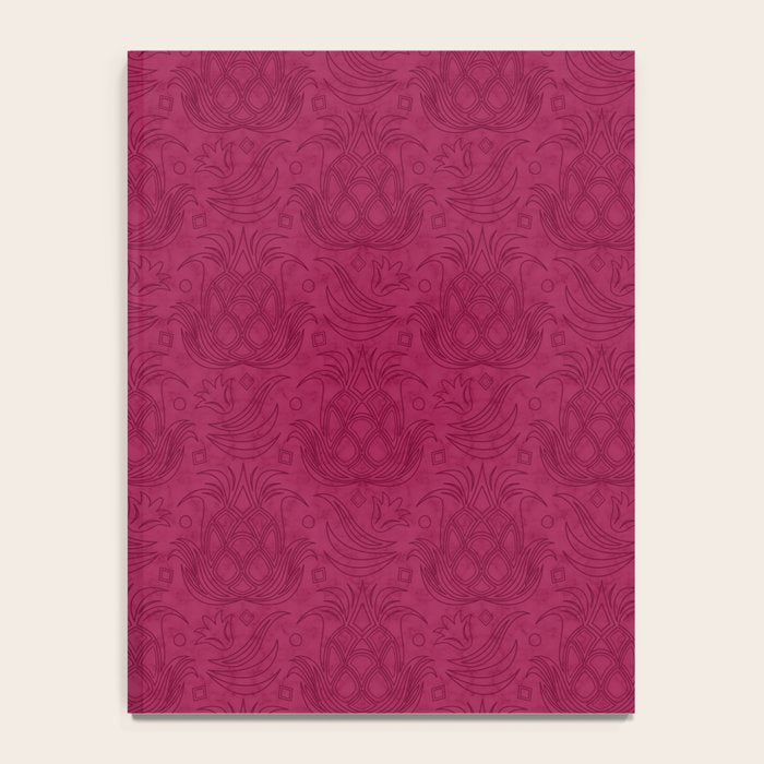 Pineapple Deco // Raspberry Swirl Notebook Gallery Image 4