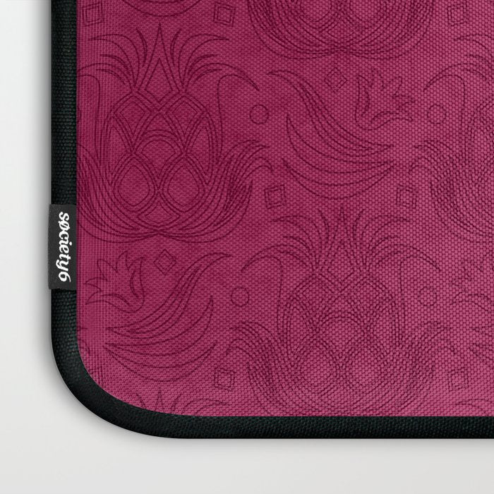 Pineapple Deco // Raspberry Swirl Laptop Sleeve Gallery Image 3