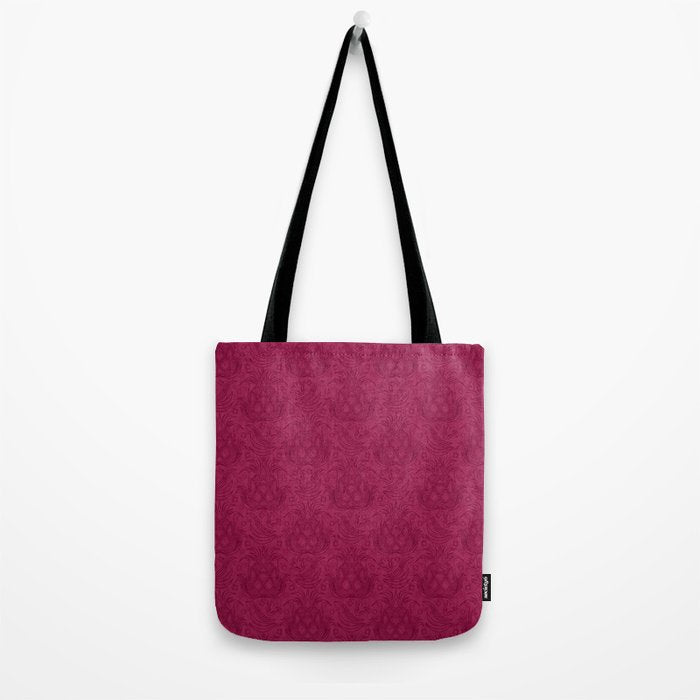 Pineapple Deco // Raspberry Swirl Tote Bag Gallery Image 2