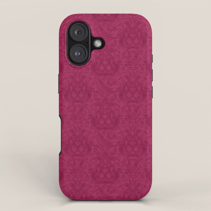 Pineapple Deco // Raspberry Swirl iPhone Case Gallery Image 1
