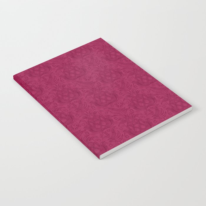 Pineapple Deco // Raspberry Swirl Notebook Gallery Image 2