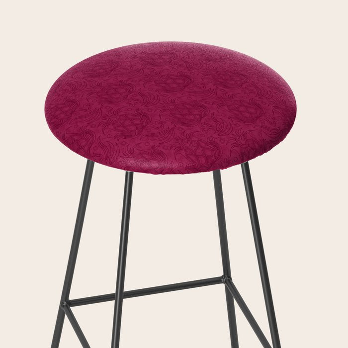 Pineapple Deco // Raspberry Swirl Stool Gallery Image 2