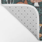 Mushroom Forest Gnomes Bath Mat Gallery Image 2