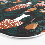 Mushroom Forest Gnomes Bath Mat Gallery Image 3