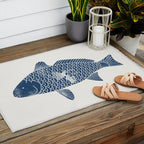 Fishing in a fish 2 Outdoor Rug Gallery Image 2