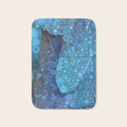 Blue Feathers Bath Mat Gallery Image 1