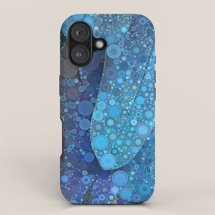 Blue Feathers iPhone Case Gallery Image 1