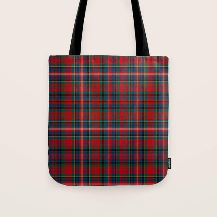 Clan MacPherson Tartan Tote Bag Gallery Image 1