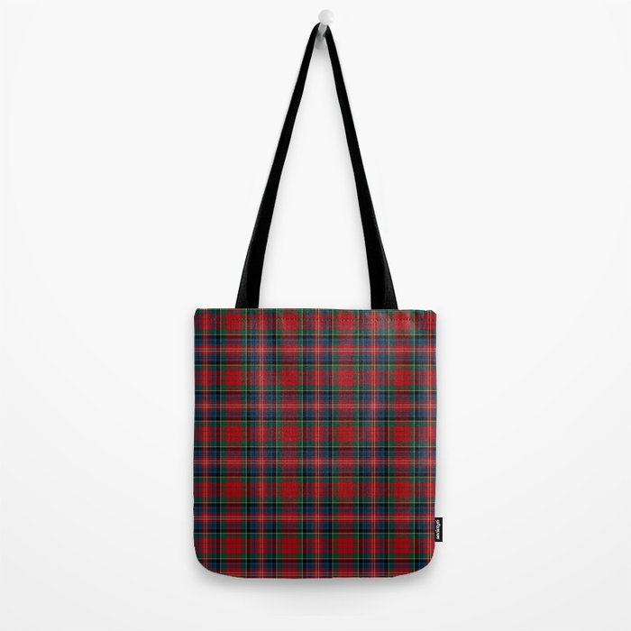 Clan MacPherson Tartan Tote Bag Gallery Image 2