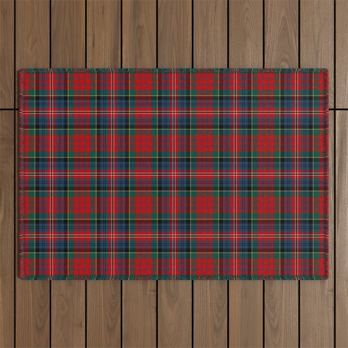Clan MacPherson Tartan Outdoor Rug Gallery Image 1