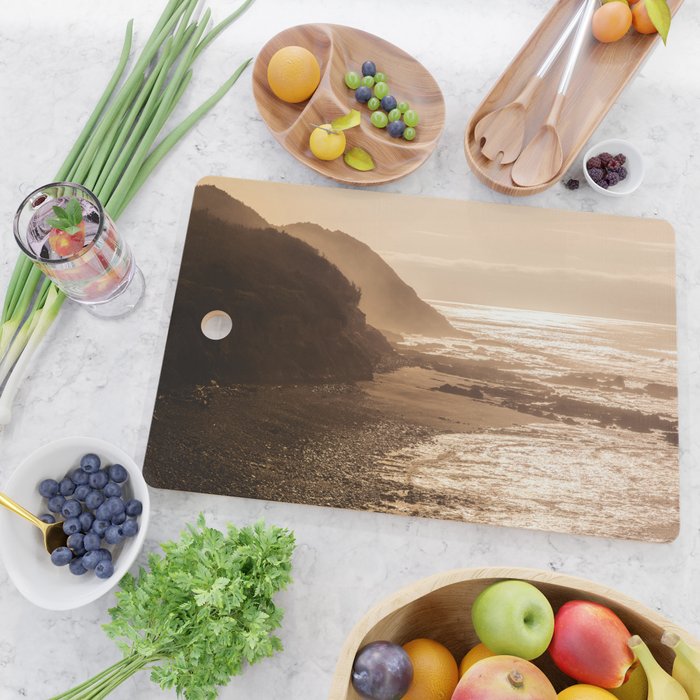 Pacific Coast Beach Sunset Cutting Board Gallery Image 2
