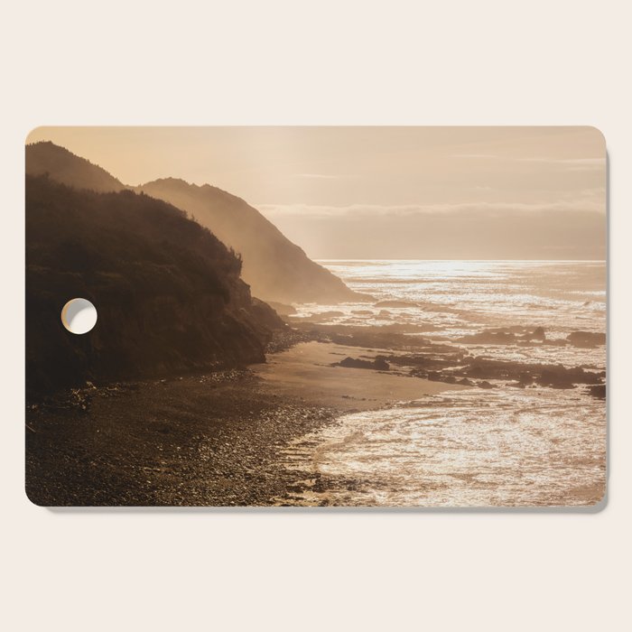 Pacific Coast Beach Sunset Cutting Board Gallery Image 1