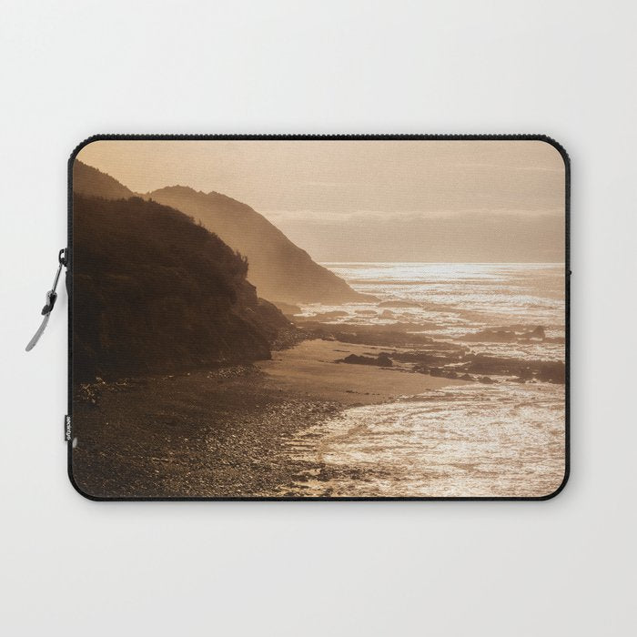 Pacific Coast Beach Sunset Laptop Sleeve Gallery Image 1