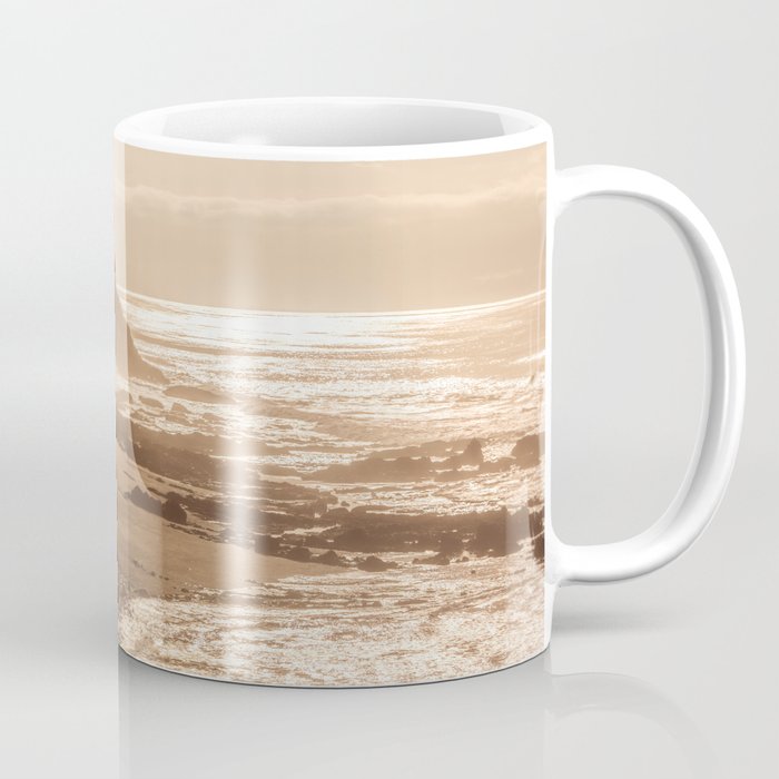 Pacific Coast Beach Sunset Coffee Mug Gallery Image 1