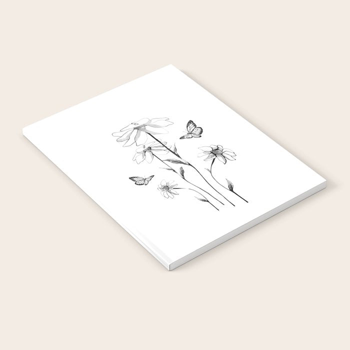 Flowers and butterflies 2 Notebook Gallery Image 1