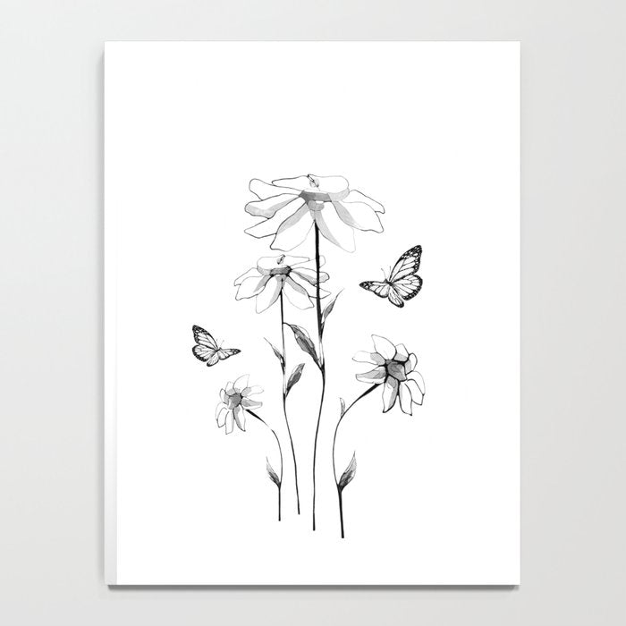 Flowers and butterflies 2 Notebook Gallery Image 4