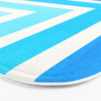Cerulean Blue Bath Mat Gallery Image 3