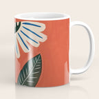 Folk Daisy Botanical Art Coffee Mug Gallery Image 1