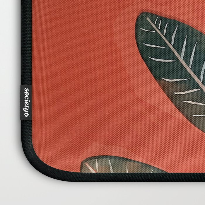 Folk Daisy Botanical Art Laptop Sleeve Gallery Image 3