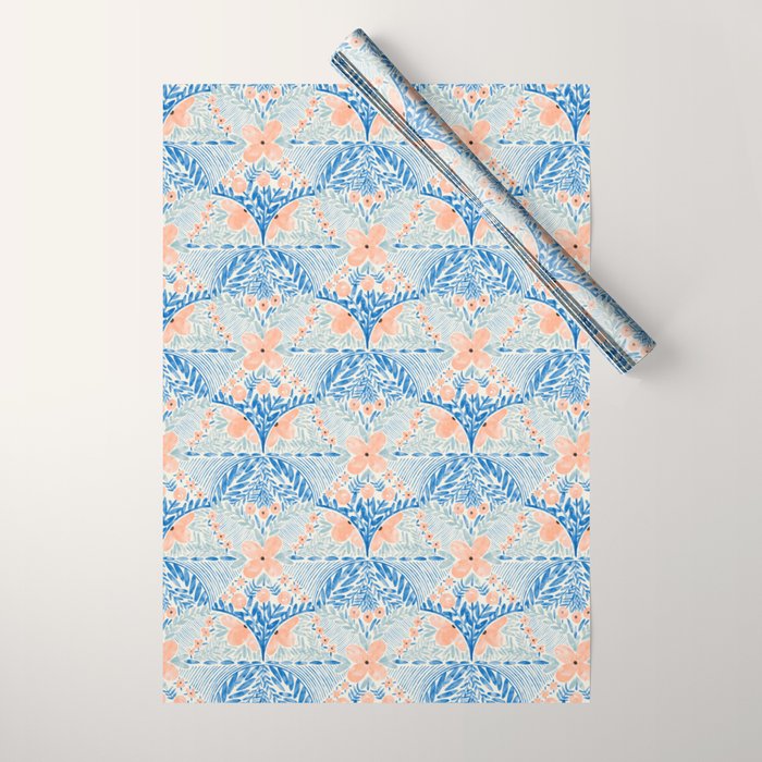 Chic Floral Decor BP Wrapping Paper Gallery Image 1