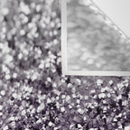 Dark Night Purple Black Silver Glitter #1 (Faux Glitter) #shiny #decor #art #society6 Wall Tapestry Gallery Image 3