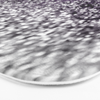 Dark Night Purple Black Silver Glitter #1 (Faux Glitter) #shiny #decor #art #society6 Bath Mat Gallery Image 3