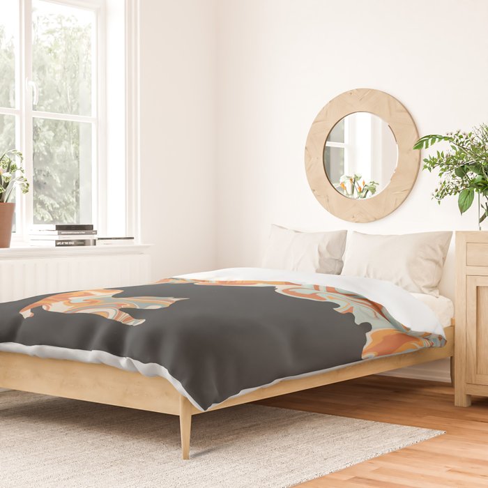 Rainbow cat 4 yoga meow Duvet Cover Gallery Image 2