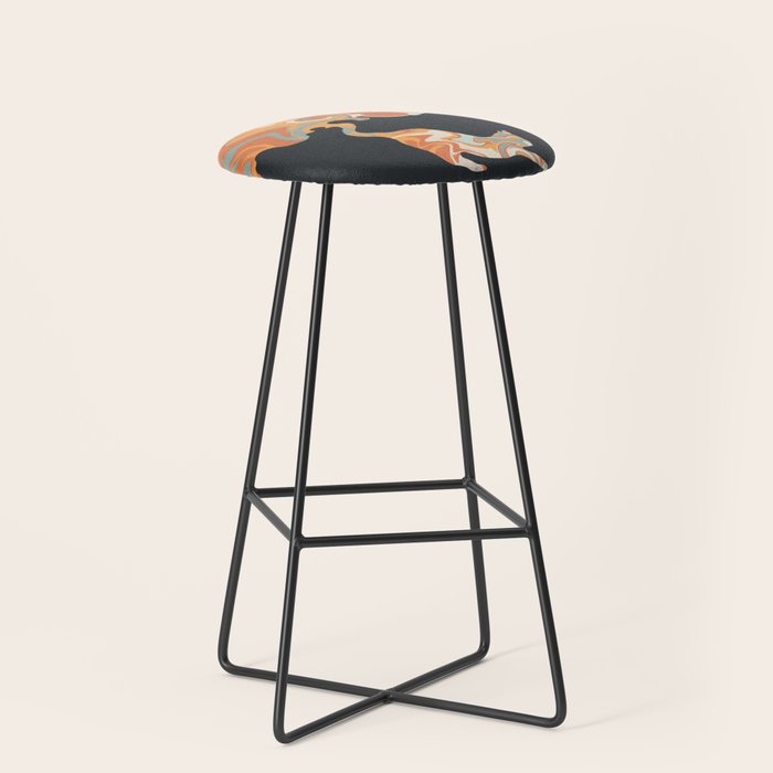 Rainbow cat 4 yoga meow Stool Gallery Image 1