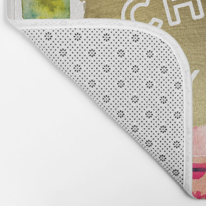 Cheers My Dears - Gold Bath Mat Gallery Image 2