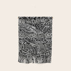 Black and White Street Art Tribal Graffiti Wall Hanging Gallery Image 1