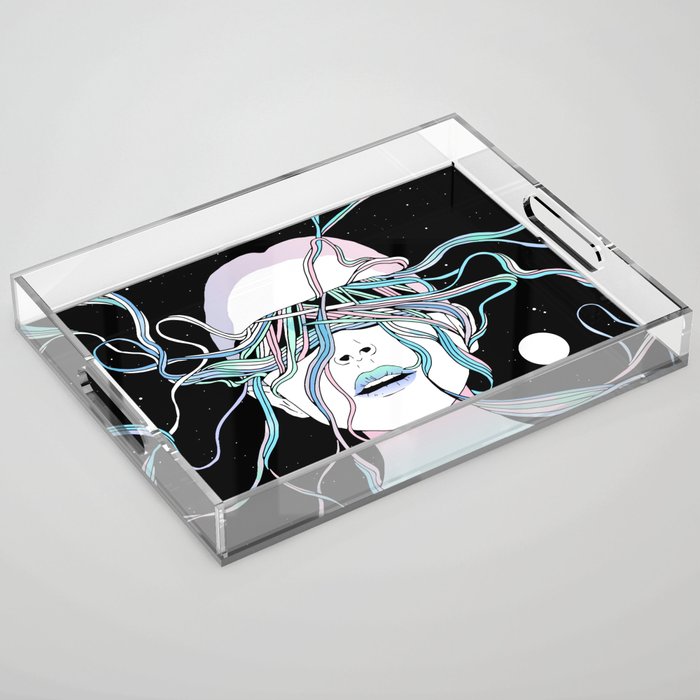 I See My Dreams and Memories Collide Acrylic Tray Gallery Image 1