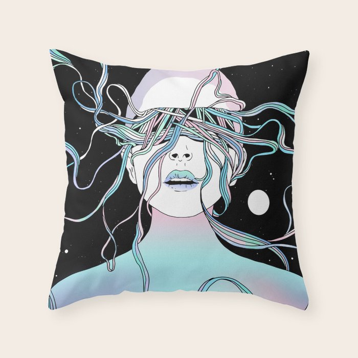 I See My Dreams and Memories Collide Throw Pillow Gallery Image 6