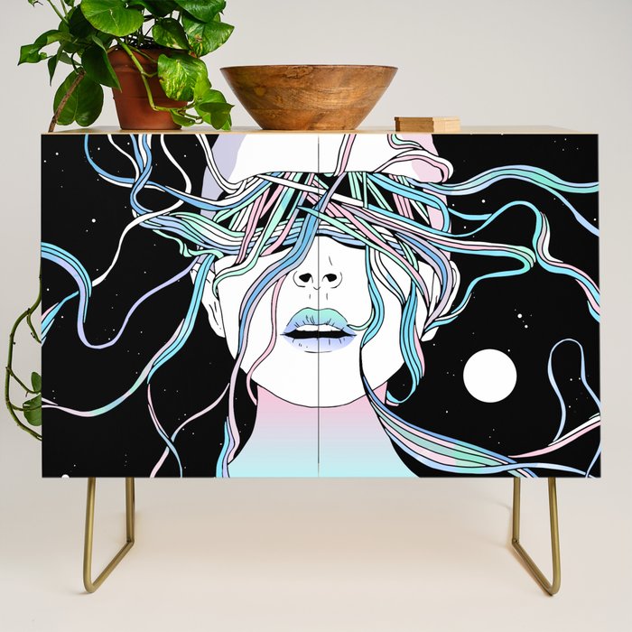 I See My Dreams and Memories Collide Credenza Gallery Image 1