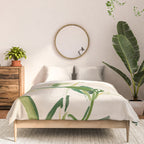 Plants In Summer Beige. Comforter Gallery Image 3