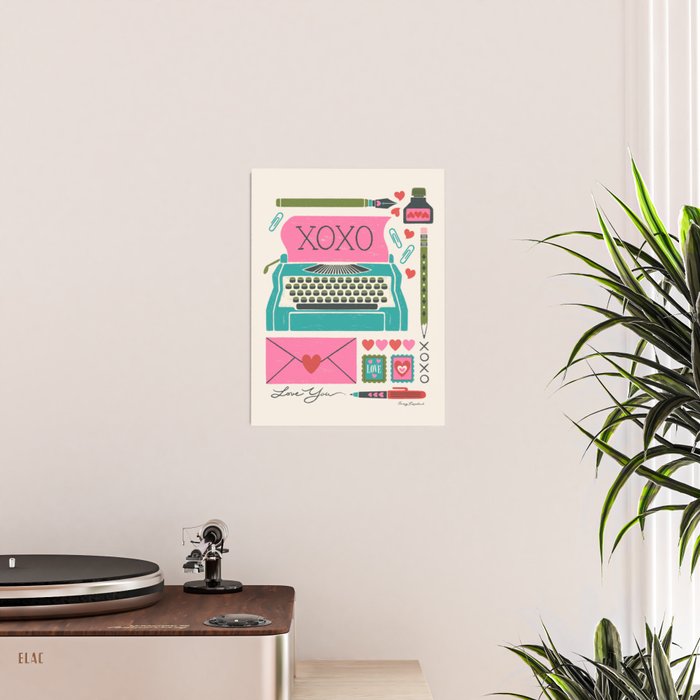 Vintage Mid-Century Stationery Poster Gallery Image 2