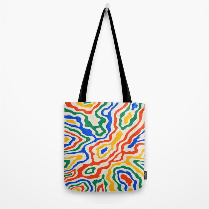 Electric Waves Tote Bag Gallery Image 2