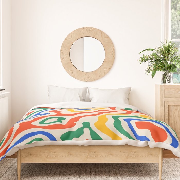 Electric Waves Duvet Cover Gallery Image 3