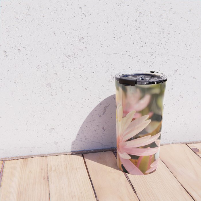 Pink Water Lily Travel Mug Gallery Image 4