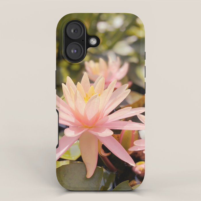 Pink Water Lily iPhone Case Gallery Image 1