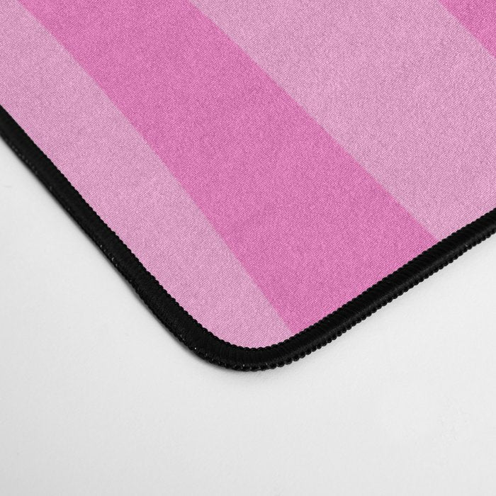 Retro Liquid Swirl Abstract Pattern in Double Y2K Pink Desk Mat Gallery Image 4