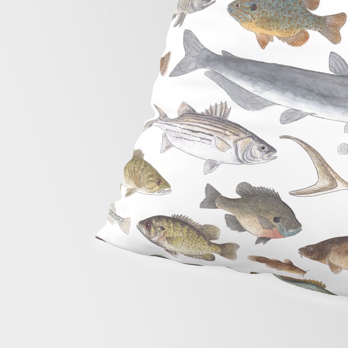 Southeast Freshwater Fish Pillow Sham Gallery Image 4