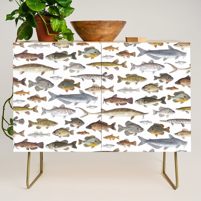 Southeast Freshwater Fish Credenza Gallery Image 1