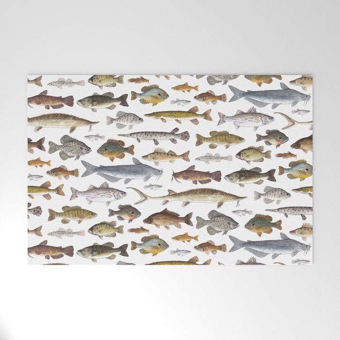 Southeast Freshwater Fish Welcome Mat Gallery Image 1